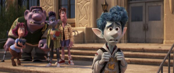 Review In Onward a weird but worthy Pixar magic act AP News
